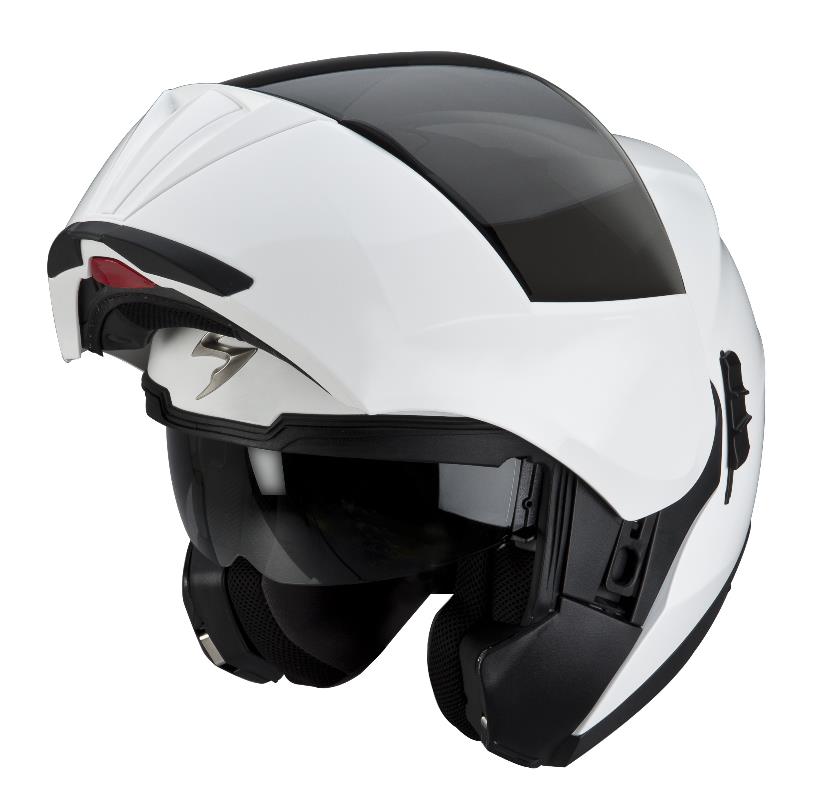 Scorpion EXO 910 White Open Helmet - Road and Racing Motorcycles